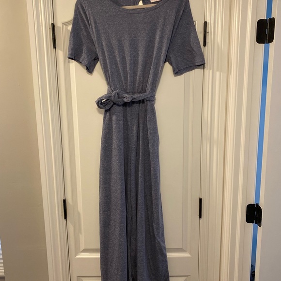 Pink Lily Pants - NWOT blue jumpsuit